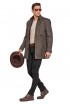 Men Coat Brown Color