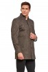 Men Coat Brown Color