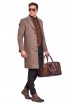 Men Coat Walnut Color