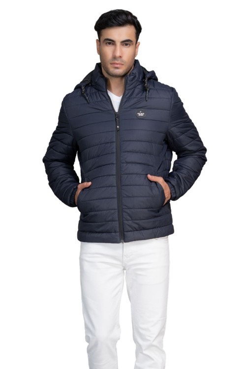 Men Packable Jacket Navy