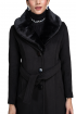 Women Coat Pitch black