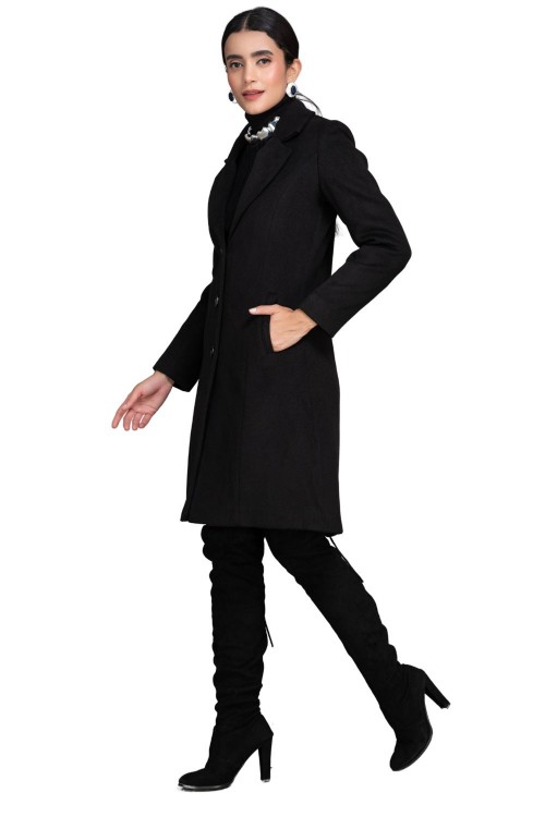 Women Coat Black