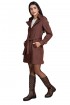 Women Coat Cinnamon